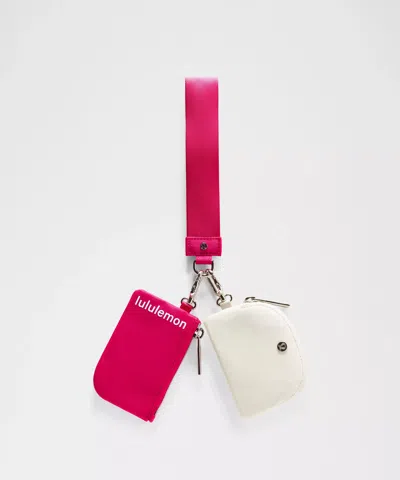 Lululemon Dual Pouch Wristlet In Pink