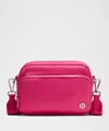 Lululemon - Everywhere Crossbody Bag 2l  - Pink/raspberry Coulis/silver