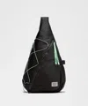 Lululemon - Fast Track Sling Bag 6.5l  - Black,neutral/black/citra Lime