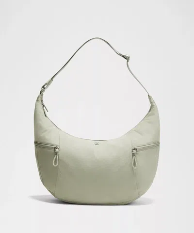 Lululemon - Large Slouchy Sling Bag 13l - Green,pastel/fog Green