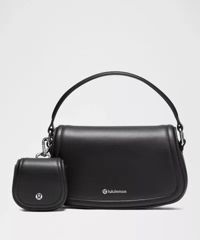 Lululemon Leather Alternative Mini Bag 1.2l In Black