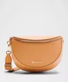 Lululemon - Leather Alternative Saddle Crossbody Bag 2l - Orange/chestnut Brown/gold