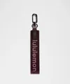 Lululemon Never Lost Keychain In Burgundy