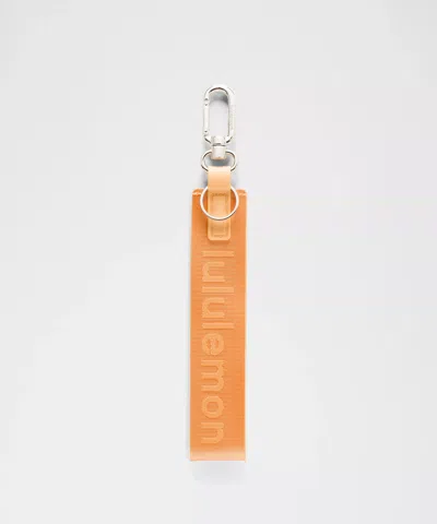Lululemon - Never Lost Keychain - Rock Melon/lit Orange