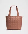 Lululemon - Quilted Grid Tote Bag 12l - Pink,pastel/spiced Chai