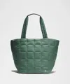 Lululemon Quilted Grid Tote Bag 26l In Green