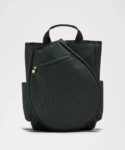 Lululemon - Racket Bag 19l - Black,green,neutral/rainforest Green/black
