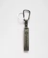 Lululemon Silicone Keychain In Green