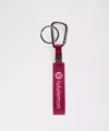 Lululemon Silicone Keychain In Pink