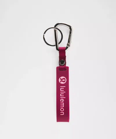 Lululemon Silicone Keychain