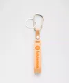 Lululemon - Silicone Keychain - Rock Melon/lit Orange