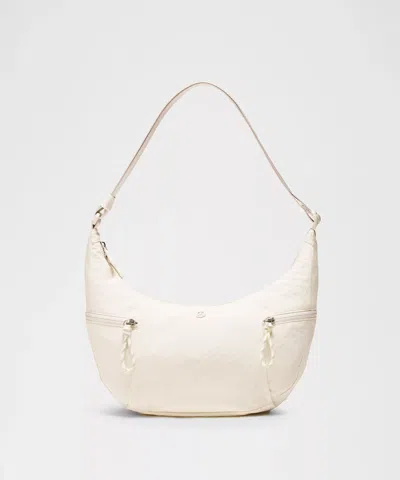 Lululemon - Slouchy Sling Bag 6l - White,neutral/light Ivory/silver