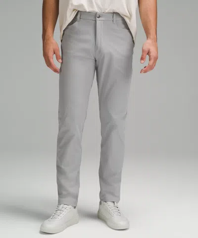 Lululemon Abc Classic-fit 5 Pocket Pant 37"l Warpstreme In Gray