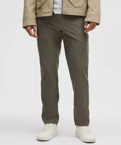 Lululemon Abc Classic-fit 5 Pocket Pants 30l Utilitech In Gray