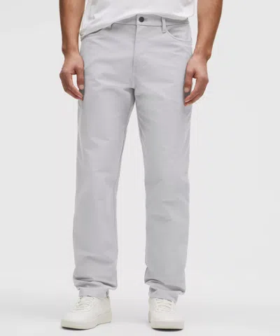 Lululemon Abc Classic-fit 5 Pocket Pants 32l Utilitech In Gray