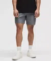 Lululemon Abc Classic-fit Short 7" Warpstreme In Gray