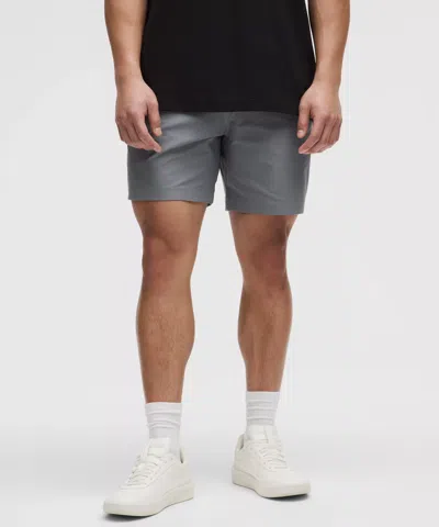 Lululemon Abc Classic-fit Short 7" Warpstreme In Gray