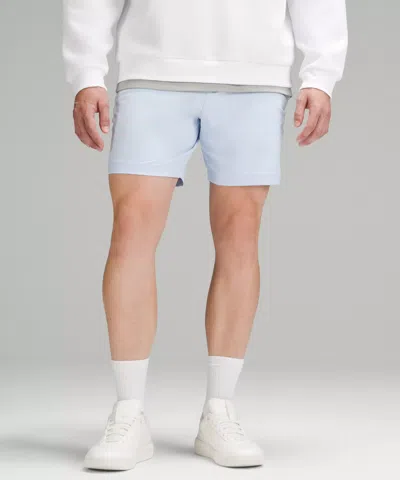 Lululemon Abc Classic-fit Shorts 7" Warpstreme In Blue