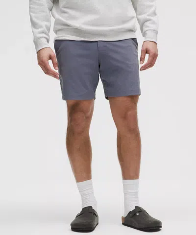 Lululemon Abc Classic-fit Short 7" Wovenair In Blue