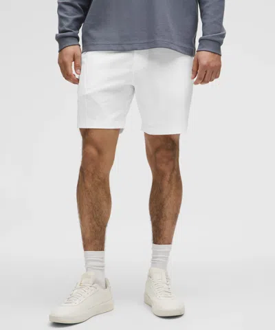 Lululemon Abc Classic-fit Short 7" Wovenair In White