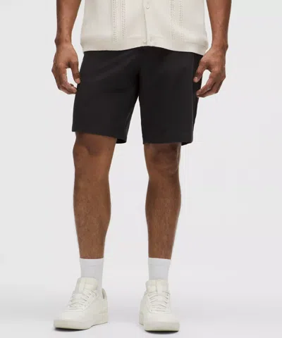 Lululemon Abc Classic-fit Short 9" Stretch Cotton Versatwill In Black