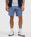Lululemon Abc Classic-fit Short 9" Stretch Cotton Versatwill In Gray