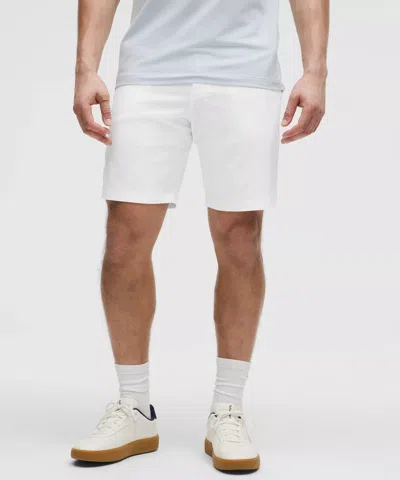 Lululemon Abc Classic-fit Short 9" Wovenair In White