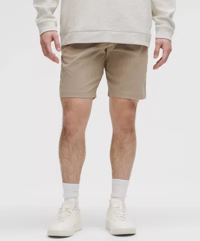 Lululemon Abc Classic-fit Short 9" Wovenair In Brown