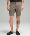 Lululemon Abc Classic-fit Shorts 9" Wovenair In Brown