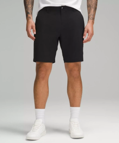 Lululemon Abc Classic-fit Short 9" Wovenair In Black
