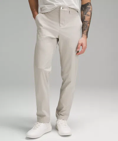 Lululemon Abc Classic-fit Trousers 28"l Warpstreme In Gray