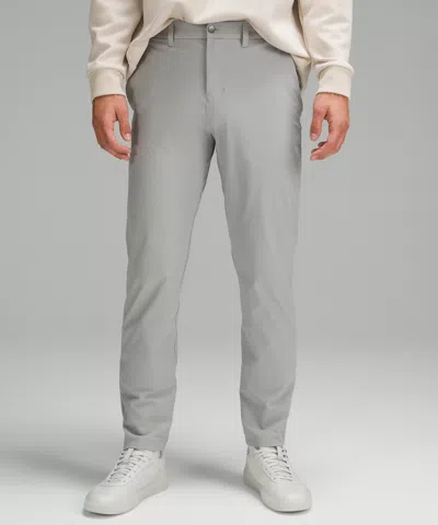 Lululemon Abc Classic-fit Trousers 28l Warpstreme In Gray