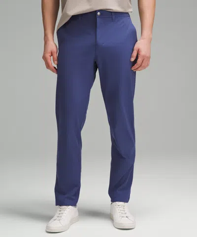 Lululemon Abc Classic-fit Trousers 30"l Warpstreme In Blue