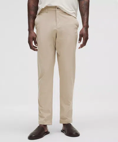 Lululemon Abc Classic-fit Trousers 30l Wovenair In Neutral