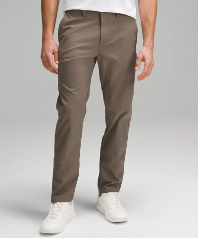 Lululemon Abc Classic-fit Trousers 32"l Smooth Twill In Brown