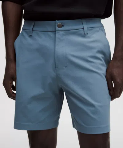Lululemon Abc Classic-fit Short 7" In Blue