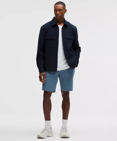 Lululemon Abc Classic-fit Short 9" In Blue