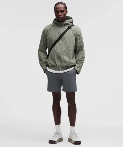 Lululemon Abc Classic-fit Short 9" In Gray
