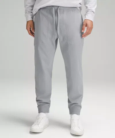 Lululemon Abc Joggers Shorter Wovenair In Gray