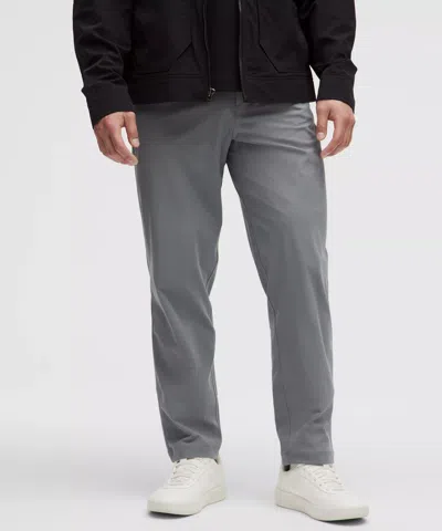 Lululemon Abc Relaxed-fit 5 Pocket Pants 32l Warpstreme In Gray