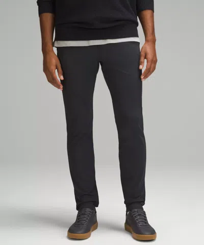 Lululemon Abc Skinny-fit 5 Pocket Pants 32"l Warpstreme In Gray