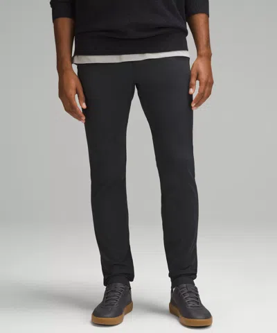 Lululemon Abc Skinny-fit 5 Pocket Pants 34l Warpstreme In Black