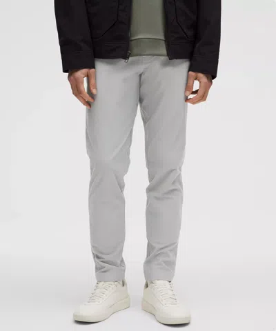 Lululemon Abc Slim-fit 5 Pocket Pants 30l Utilitech In Gray