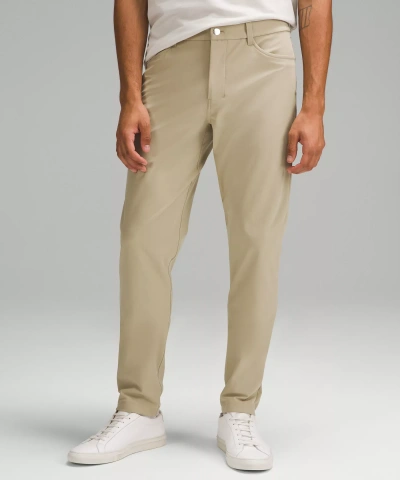 Lululemon Abc Slim-fit 5 Pocket Pants 30"l Warpstreme In Neutral