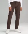 Lululemon Abc Slim-fit 5 Pocket Pants 30"l Warpstreme In Brown