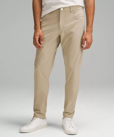 Lululemon Abc Slim-fit 5 Pocket Pants 32"l Warpstreme In Neutral