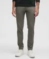 Lululemon Abc Slim-fit 5 Pocket Pants 37l Warpstreme In Green
