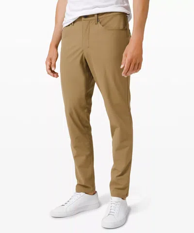 Lululemon Abc Slim-fit 5 Pocket Pants 37l Warpstreme