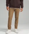 Lululemon Abc Slim-fit Trousers 30l Stretch Cotton Versatwill In Brown