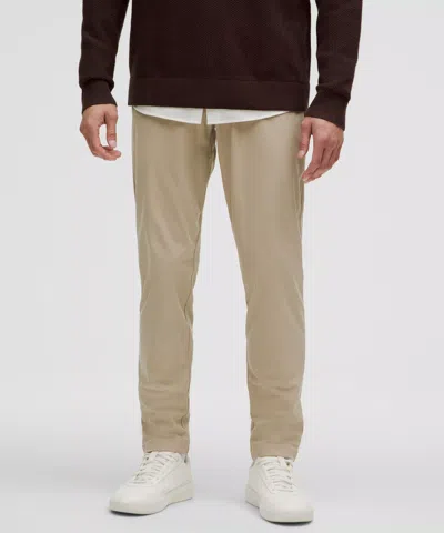Lululemon Abc Slim-fit Trousers 30l Warpstreme In Neutral